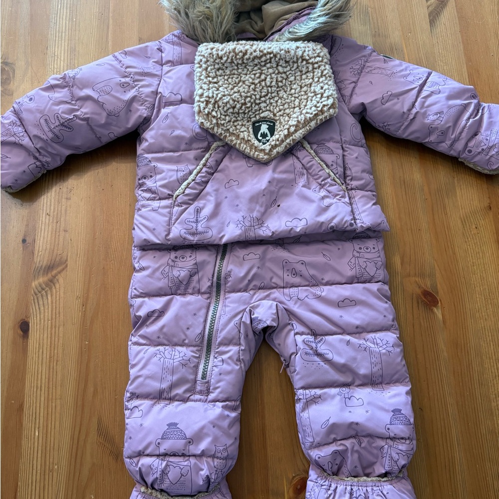 Deux par Deux purple Snowsuit